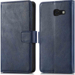 iMoshion Hoesje Geschikt voor Samsung Galaxy A5 (2017) Hoesje Met Pasjeshouder - iMoshion Luxe Bookcase - Donkerblauw