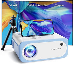 Beamer met Statief - Mini - 5G Wifi - 1080P Full HD