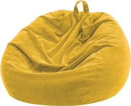 Bean Bag Chair Cover (Geen Vulling) - 300L Extra Grote Wasbare Zitzak Hoes van Premium Corduroy voor Volwassenen en Kinderen