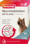 Beaphar All-in-one Ontworming Tabletten Hond 2,5 - 20 kg 2 tabletten