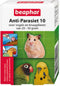 Beaphar Anti-Parasiet 10 Knaag/Vogel - Parasieten - 2 pip 20-50 Gram