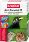 Beaphar Anti-Parasiet 25 Knaag/Vogel - Parasieten - 2 pip 50-300 Gram