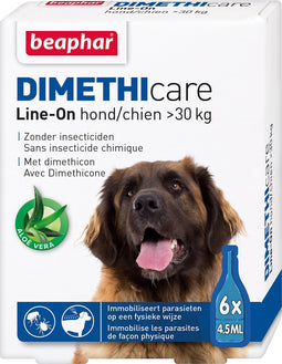 Beaphar DImetHIcare Line-On Anti Vlooien en Teken Druppels Hond > 30 kg 6 pipetten