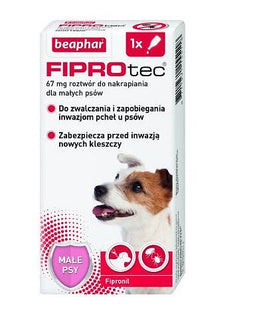 BEAPHAR drops against fleas and ticks for dogs S - 1 x 67 mg