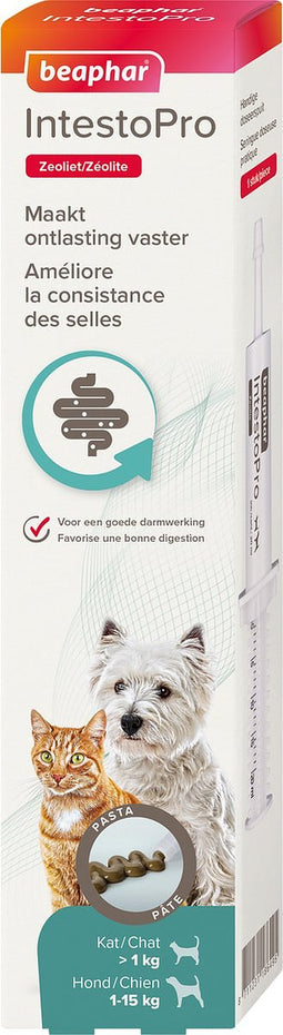 Beaphar Intestopro Pasta Kat / Hond Tot 15kg - Spijsverteringmiddel - Kip