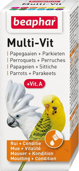 Beaphar Multi-Vitamine Papegaai - 20 ml