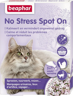 Beaphar No Stress Kat Spot On 3 pipetten