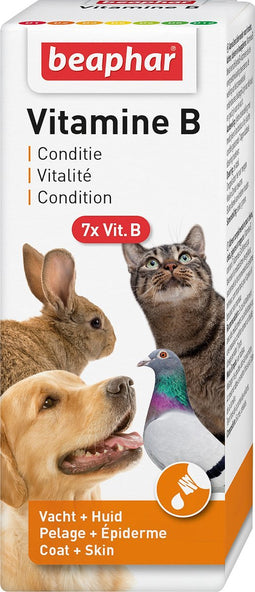 Beaphar Vitamine B-Complex - Voedingssupplement - Weerstand - 50 ml