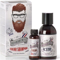 Beardburys Kleurshampoo 3N - voor haar. baard en snor
