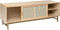 BEAU Adeva berken/rotan D-2V Tv-meubel - L140xD40xH50cm - Beige