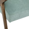 BEAU Basile velvet armstoel - L75xD68xH82cm - Jadegroen
