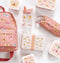 BEAU by Bo A Little Lovely Company Back to school set - Rugzak/Drinkfles RVS/4 Snackdozen/Lunchbox - Vlinder