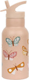BEAU by Bo A Little Lovely Company Back to school set - Rugzak/Drinkfles RVS/4 Snackdozen/Lunchbox - Vlinder