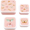BEAU by Bo A Little Lovely Company Back to school set - Rugzak/Drinkfles RVS/4 Snackdozen/Lunchbox - Vlinder