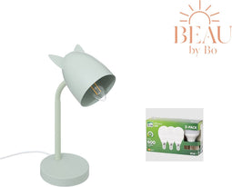 BEAU by Bo Bureaulamp Mintgroene oortjes met LED lampen E14