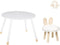 BEAU by Bo Kindertafel met Konijnenkruk Wit