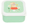 BEAU by Bo Petit Monkey Bentobox + Snackdozen + Drinkfles Animals Picnic Back to School set - Roze