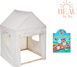 BEAU by Bo Speelhuisje en canvasdoek met stickerboekje konijn