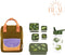 BEAU by Bo Sticky Lemon rugzak small + A Little Lovely Company back to school set Krokodillen