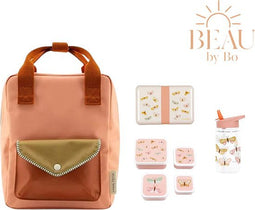 BEAU by Bo Sticky lemon rugzak small + A little lovely company back to school set Vlinder