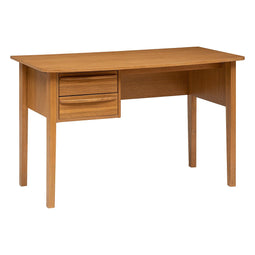 BEAU Macon eiken fineer 2L bureau - L125xD55xH76cm - Bruin