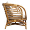 BEAU Savannah rotan fauteuil - L84xD75xH74cm - Bruin