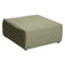 BEAU Nina velvet poef - Modulair systeem - L87xD93xH40cm - Groen