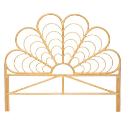 BEAU Peacock rotan hoofdbord - L160xD3xH140cm - Beige