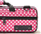 Beaumont Dwarsfluit Koffer Pink Polka Dot BFCA-PP