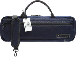 Beaumont Dwarsfluit Tas Blue Denim BFBC-BD