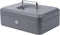 Beaumont Geldkist Safety-serie - 180x250x80mm - met muntsorteervak - hamerslag grijs