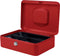 Beaumont Geldkist Safety-serie - 180x250x80mm - met muntsorteervak - rood