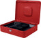 Beaumont Geldkist Safety-serie - 230x300x90mm - met muntsorteervak - rood