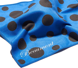 Beaumont Microfiber Reinigingsdoek 25x25 Blue Polka