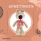 Bebemoss Atty de Beer Mini - Knuffeldier - Knuffels - Handgemaakt Speelgoed - Biologisch Katoen - Babygift - Teddybeer - Beige