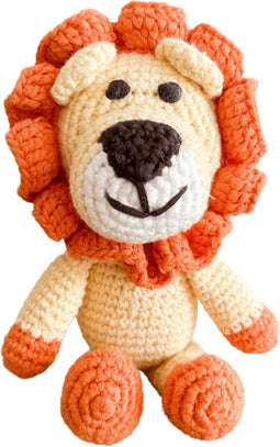 Bebemoss Leo de Leeuw Mini - Knuffeldier - Knuffels - Handgemaakt Speelgoed - Biologisch Katoen - Baby Geschenk