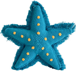 Bebemoss Zeester - Knuffeldier - Knuffels - Handgemaakt Speelgoed - Biologisch Katoen - Babygift - Petrol