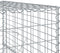 vidaXL - Schanskorf - 200x100x150 - cm - gegalvaniseerd - ijzer - zilverkleurig