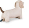 Zuny boekensteun dashond white/brown