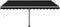 vidaXL - Luifel - handmatig - uittrekbaar - met - LED - 400x300 - cm - antracietkleur