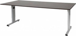 Verstelbaar Bureau - 200x100 logan - alu frame