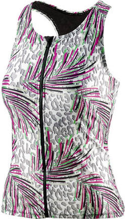 Beco Tanktop Besuit Dames D-cup Polyamide/elastaan Roze/groen Mt 38