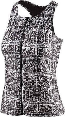 Beco Tanktop Besuit Dames Polyamide Zwart/wit C-cup Maat 38