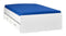 Bed met opbergruimte - 160x200 - Wit - Inclusief witte lades -