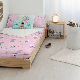 Beddengoed met ritssluiting Peppa Pig Awesome Multicolour 90 x 200 cm 90 x 1 x 200 cm