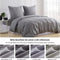 Beddengoed Set - Heerlijk zacht en comfortabel - Microvezel 100% polyester - Grijs