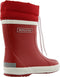Bergstein Winterboot - Unisex Junior - Natuurrubber met warme voering - Rood - Maat 26