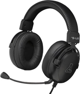 Bedrade gamingheadset - THE G-LAB - KORP TITANIUM - Microfoon - PC/PS4/Xbox One - Zwart