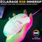 Bedrade gamingmuis - The G-Lab - KULT-OXYGEN - RGB - 12800 DPI - Wit