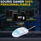 Bedrade gamingmuis - The G-Lab - KULT-OXYGEN - RGB - 12800 DPI - Wit